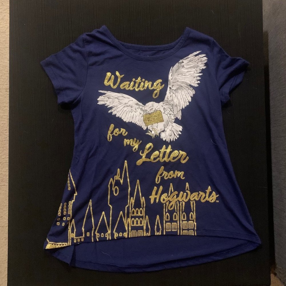 Wizarding World Girls sparkly Hedwig t-shirt